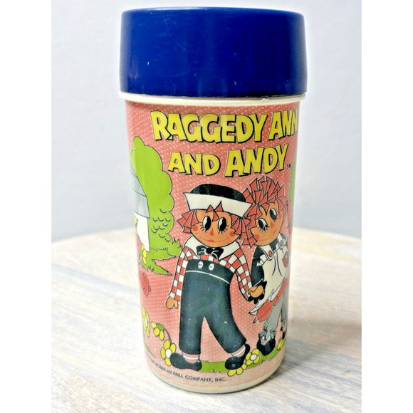 Other - Vintage Raggedy Ann and Andy Thermos / Thermo Bottle Aladdin
